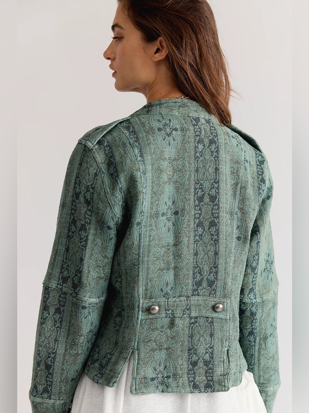 Free People Lotty Jacquard Band Jacket - Picture 3 of 7